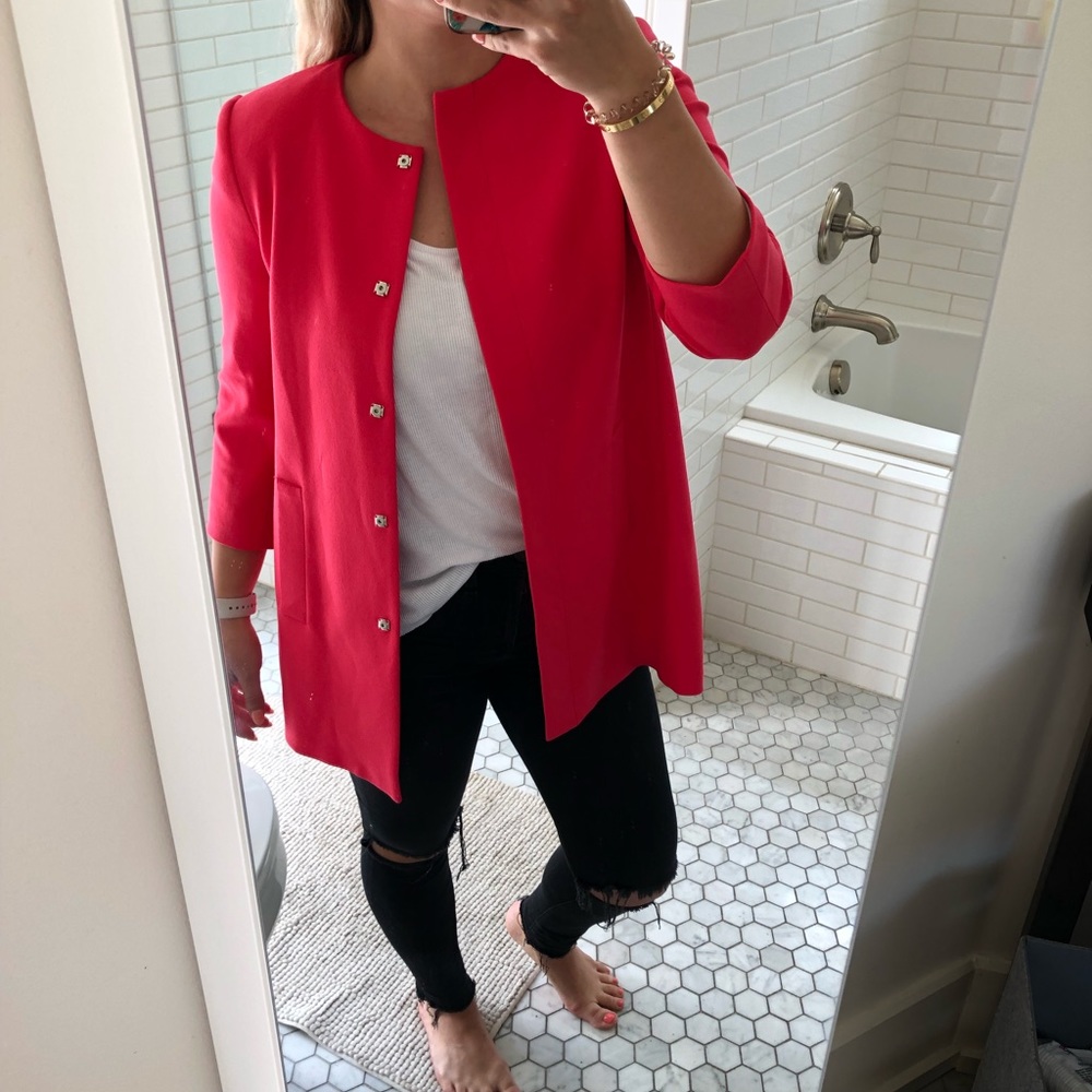 Pink Zara jacket. Size S. - Picture 5 of 6